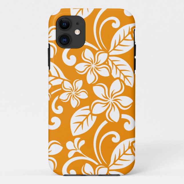 PLUMERIA (ORANGE) Case-Mate iPhone HÜLLE (Rückseite)