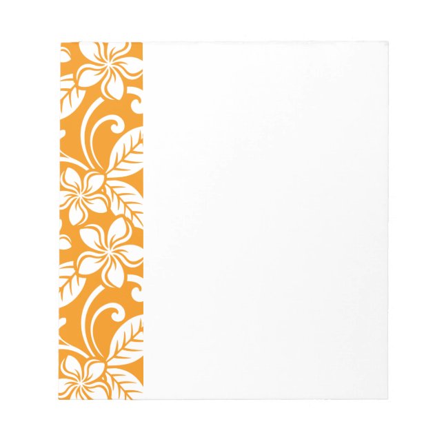 PLUMERIA (ORANGE) NOTIZBLOCK (Vorderseite)