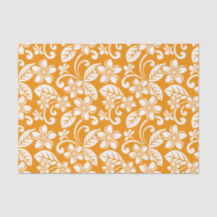 PLUMERIA (ORANGE) SEIDENPAPIER