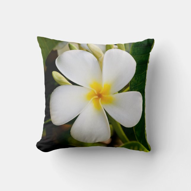 Plumeria Pillow Kissen (Vorderseite)