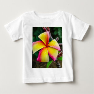 Plumeria rubra baby t-shirt