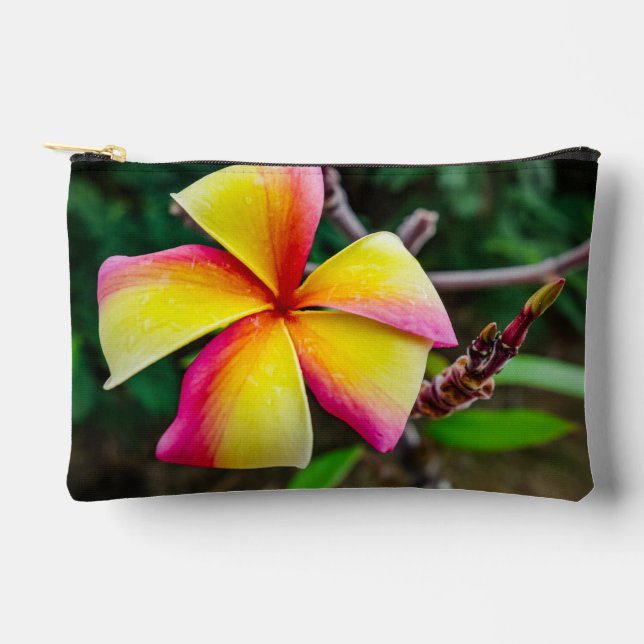 Plumeria rubra zubehörtasche (Vorderseite)