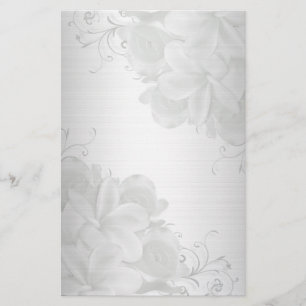 Plumeria Satinblick Blumenbriefpapier Briefpapier