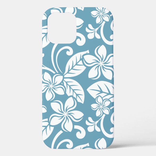 PLUMERIA (SLATE BLAUE) Case-Mate iPhone HÜLLE (Rückseite)