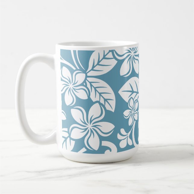 PLUMERIA (SLATE BLAUE) KAFFEETASSE (Links)