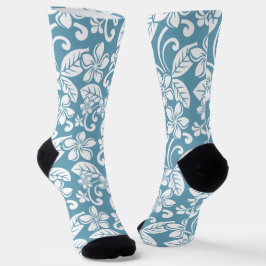 PLUMERIA (SLATE BLAUE) SOCKEN