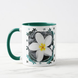 Plumeria-Tasse Tasse