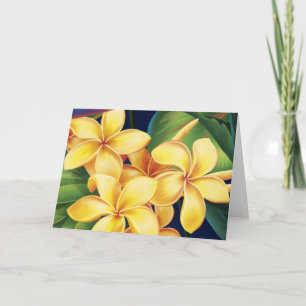Plumeria Tropical Paradise Cards Karte