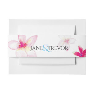 Plumeria Wedding Bly Band