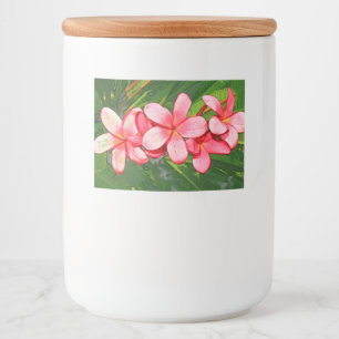 Plumerias Lebensmitteletikett