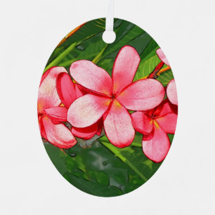 Plumerias Ornament Aus Metall