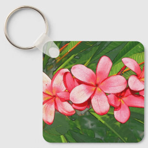 Plumerias Schlüsselanhänger
