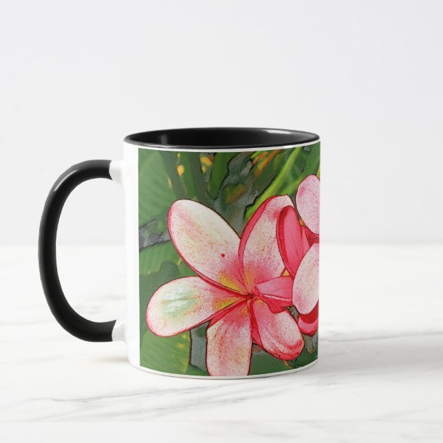 Plumerias   tasse (Links)