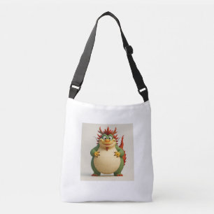 Plump Dragon Tote Bag 描 Beschreibung: 述 Tragetaschen Mit Langen Trägern