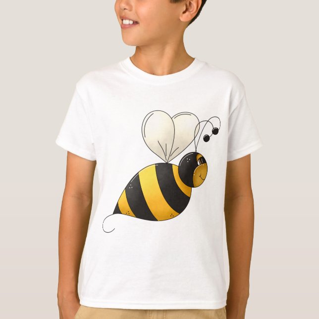 Plump Winged Bumble Bee T-Shirt (Vorderseite)