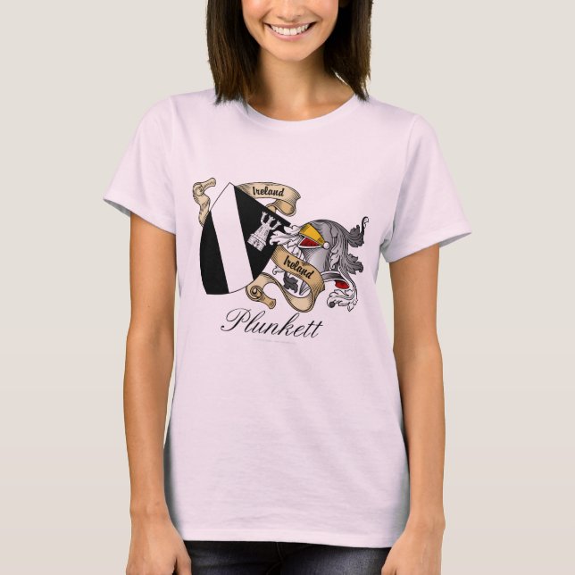 Plunkett-Wappen T-Shirt (Vorderseite)