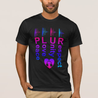 PLUR (Peace Liebe Unity Respect) T-Shirt