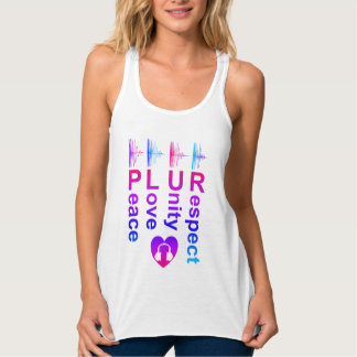 PLUR (Peace Liebe Unity Respect) Tank Top
