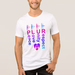 PLUR (Peace Liebe Unity Respect) Tri-Blend Shirt
