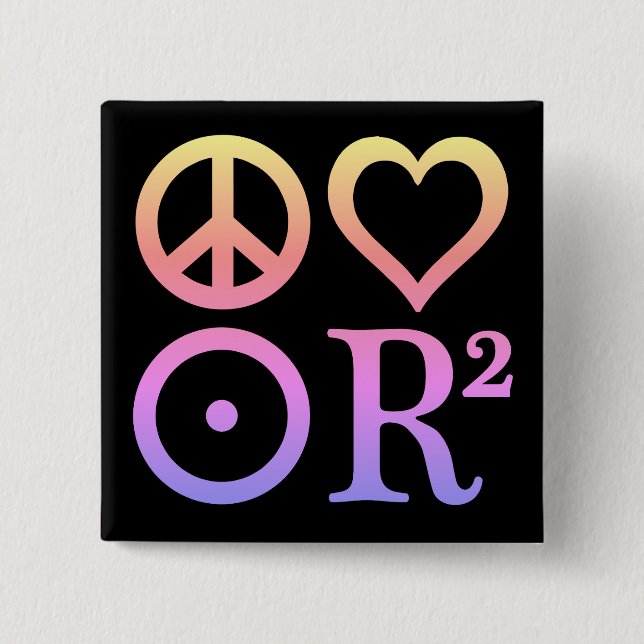 PLUR Symbol-Button Button (Vorderseite)