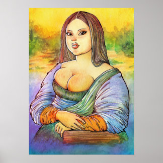 Plus Größe Monalisa Poster