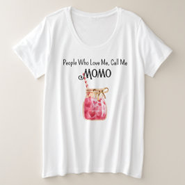 Plus Größe Rosa und Rote Valentine Liebe Komfortab Große Größe T-Shirt