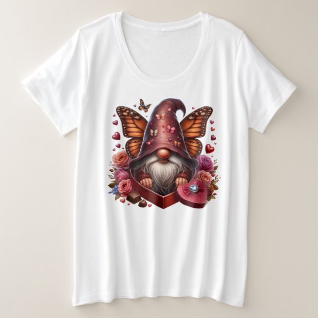 Plus Größe - T - Shirt (Design vorne)