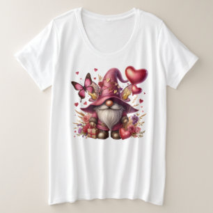 Plus Größe - T - Shirt