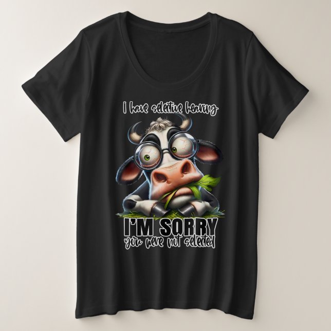 Plus Größe - T - Shirt (Design vorne)