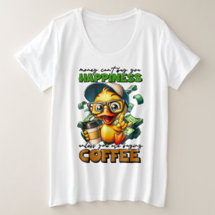 Plus Größe - T - Shirt