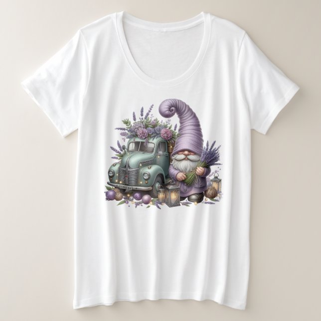 Plus Größe - T - Shirt (Design vorne)
