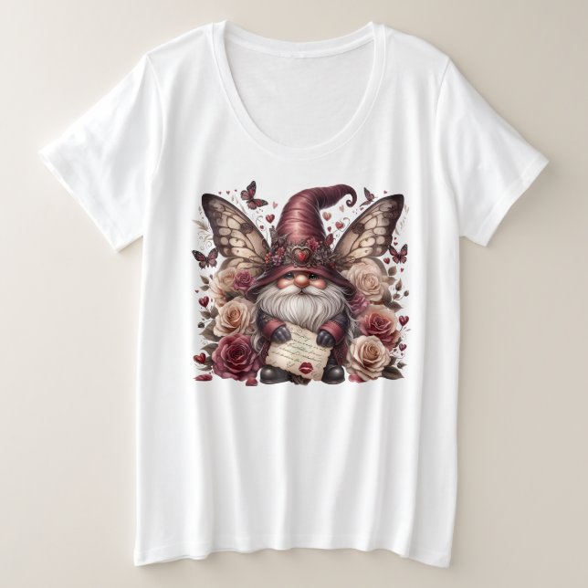 Plus Größe - T - Shirt (Design vorne)