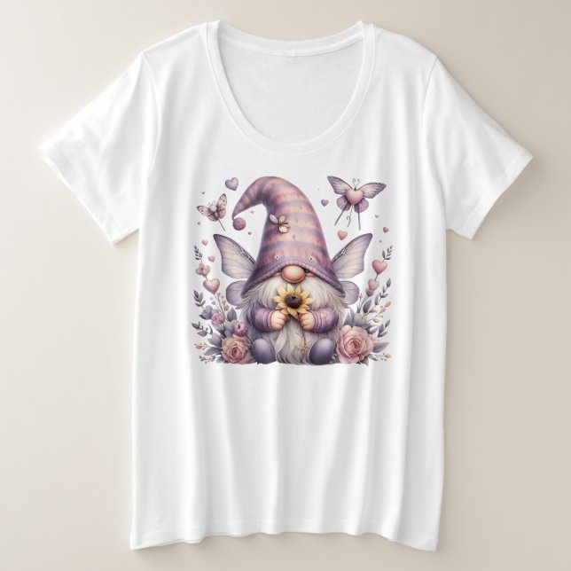 Plus Größe - T - Shirt (Design vorne)