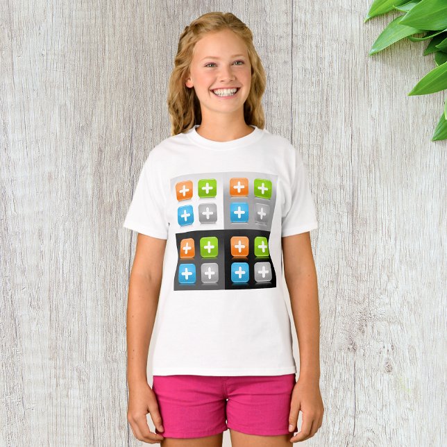 Plus Icons Girls T - Shirt (Von Creator hochgeladen)