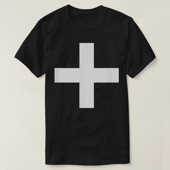 PLUS SIGN POSITIVE SYMBOL ZUSÄTZLICHE PUNKTUATION  T-Shirt (Design vorne)