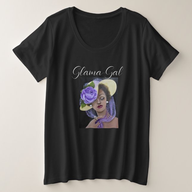 Plus Size Basic T-Shirt für Damen (Design vorne)