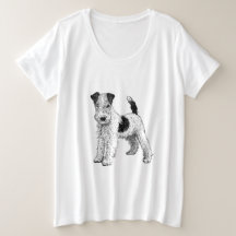 Plus Size Fox Terrier T - Shirt