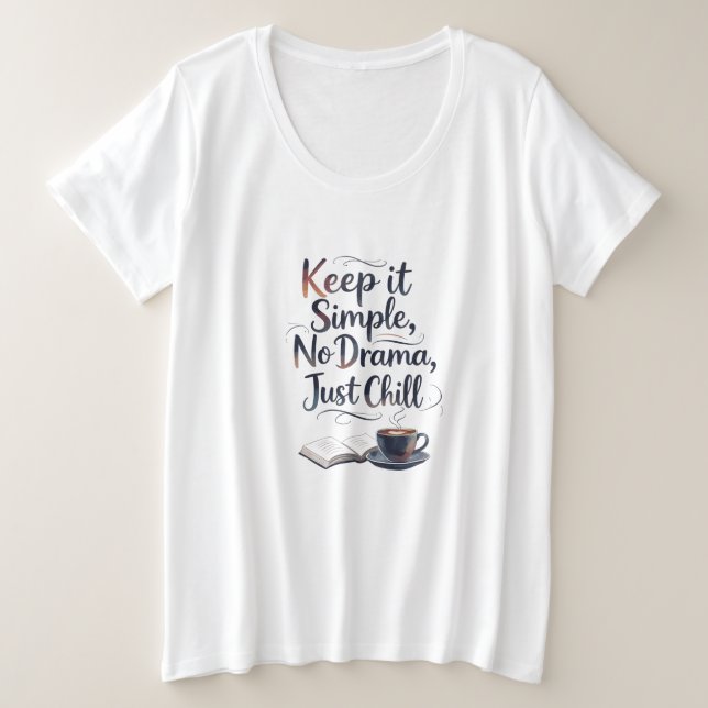 Plus Size T-Shirt für Frauen (Design vorne)