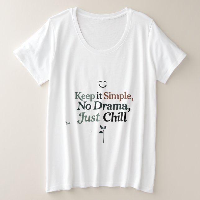 Plus Size T-Shirt für Frauen (Design vorne)