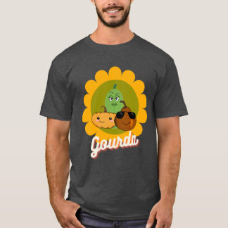 Plus Size T-Shirt mit Pumpkin & Gourd Pun Hallowee