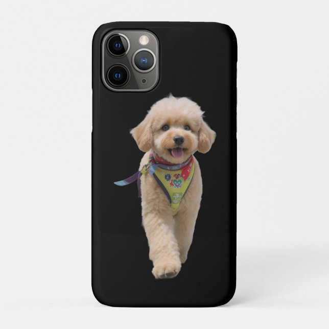 Plüsch-Elfenbeingelber Welpe Case-Mate iPhone Hülle (Rückseite)