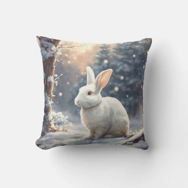 "Plüschige Companies: Bunny Bliss Plush Pillow" Kissen (Vorderseite)