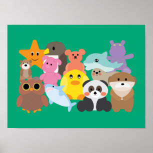 Plüschtiere poster