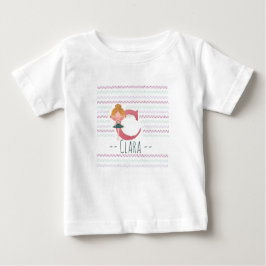Plush Plink and Ballerina Letter C Toddler Baby T-shirt