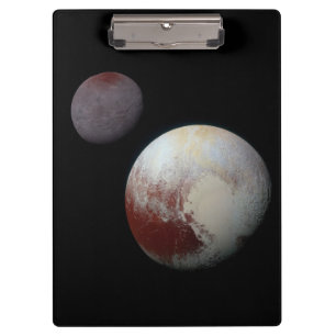 Pluto & Charon 9. oder Zwarf-Planet-Sonnensystem Klemmbrett