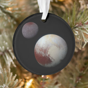 Pluto & Charon 9. oder Zwarf-Planet-Sonnensystem Ornament
