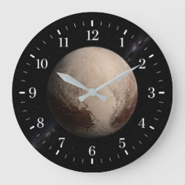 Pluto Clock 2026 Version Große Wanduhr