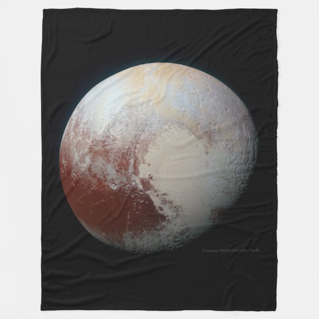 Pluto - der größte zwergartige Planet Fleecedecke (Vorderseite)