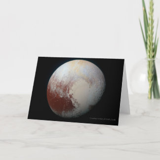 Pluto - der größte zwergartige Planet Karte
