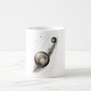 Pluto Distant Omen Himmelskörper Zwergplanet Tasse